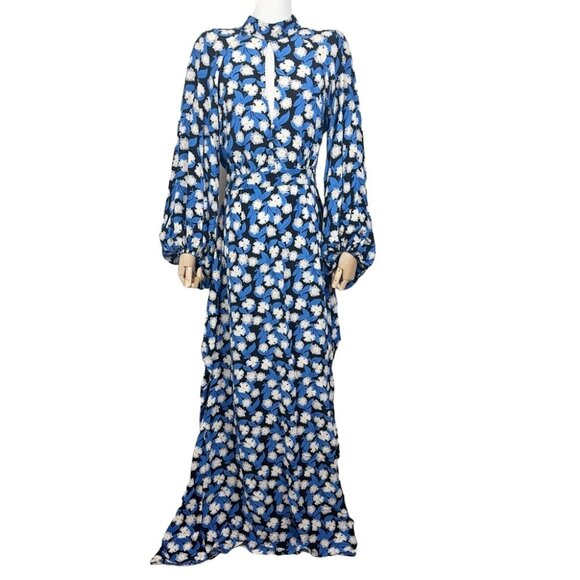 STAUD  Danica Dress - White Acid Floral - Picture 8 of 14